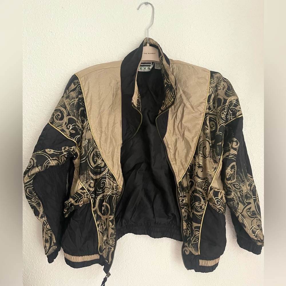 80s Vintage EVR Bomber Jacket